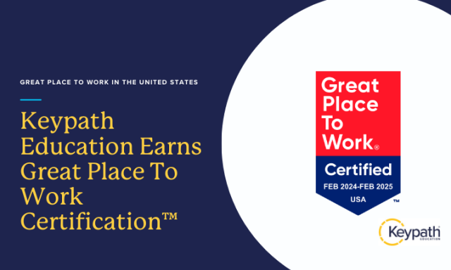 Keypath Education Earns Great Place To Work Certification™ 